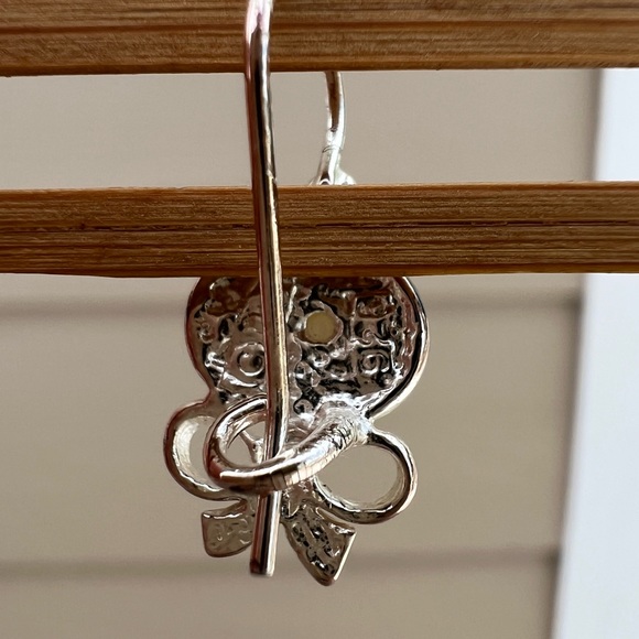 🎁 NEW 925 SS & Polished Selenite Earrings - Picture 7 of 8